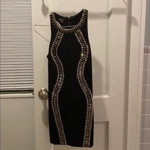 Bebe Bandage black dress